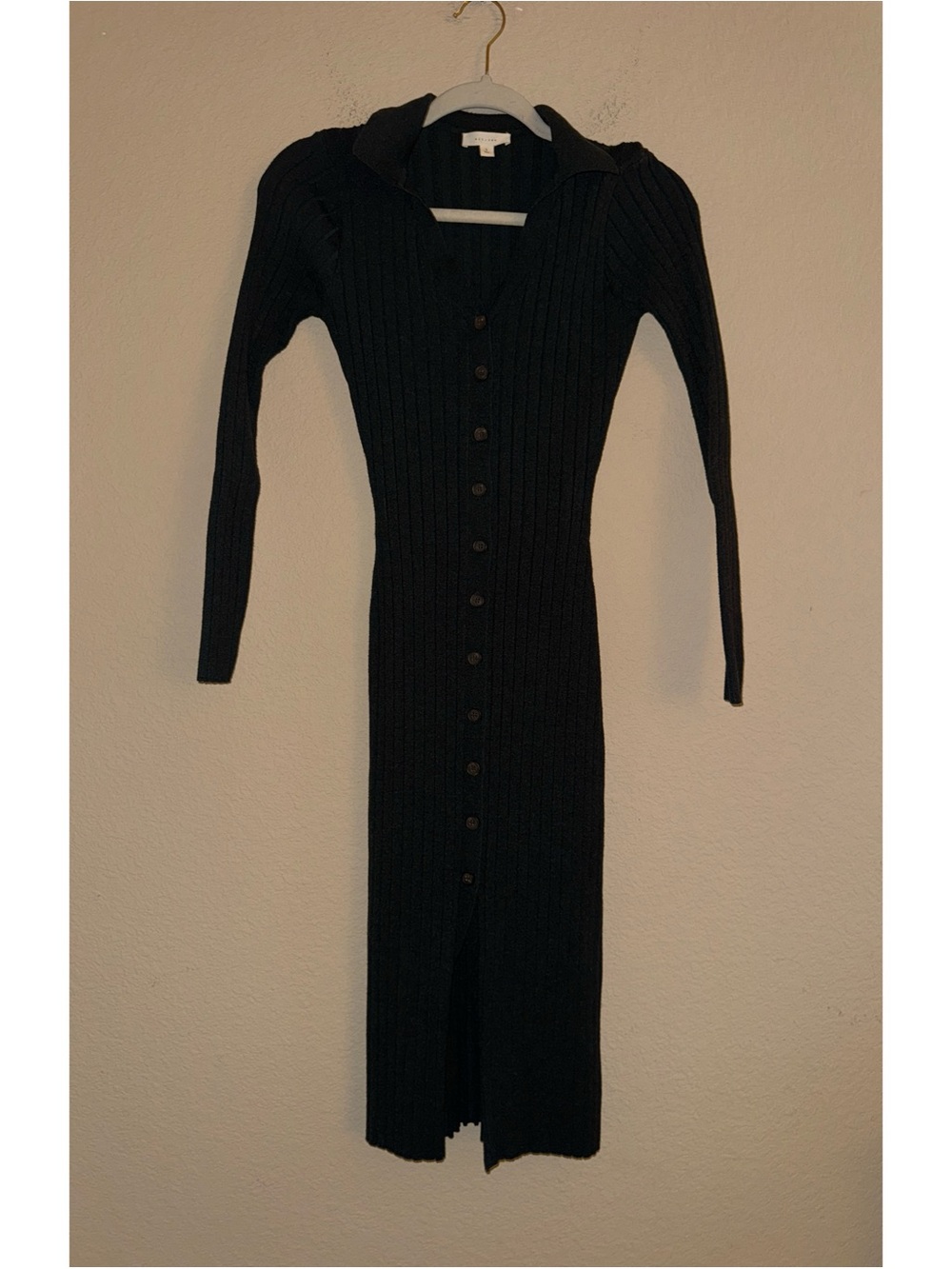 All Row Ribbed Collar‎ Dress Size Small - Picture 2 of 9